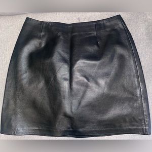 2 Cache 100% Leather Skirts